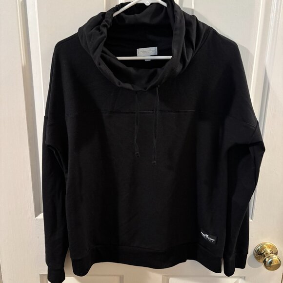 Simply Southern Women's Black Cowl Neck Pullover Hoodie ~ Small - Picture 1 of 4